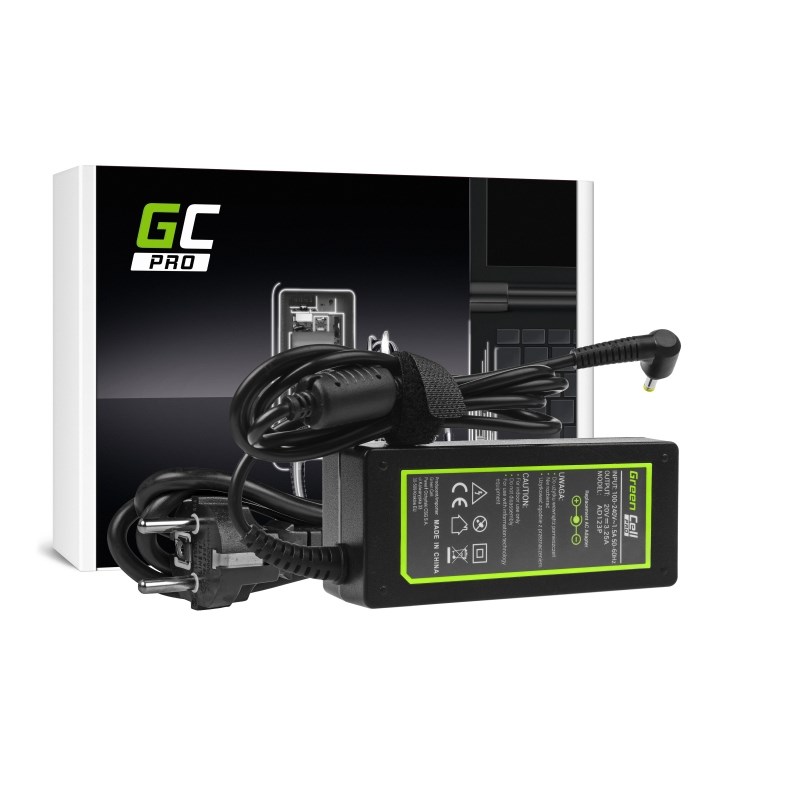 Zasilacz Green Cell Pro AD123P do Lenovo 65 W, 20 V 3,25 A, 4.0MM-1.7MM