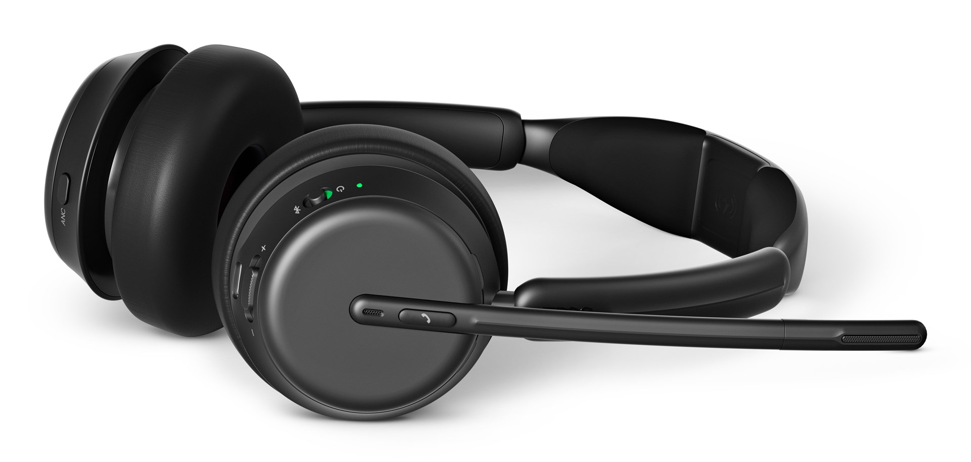 EPOS IMPACT 1061 ANC Zestaw słuchawkowy Bezprzewodowy Opaska na głowę Biuro/centrum telefoniczne Bluetooth Podstawka do ładowania Czarny