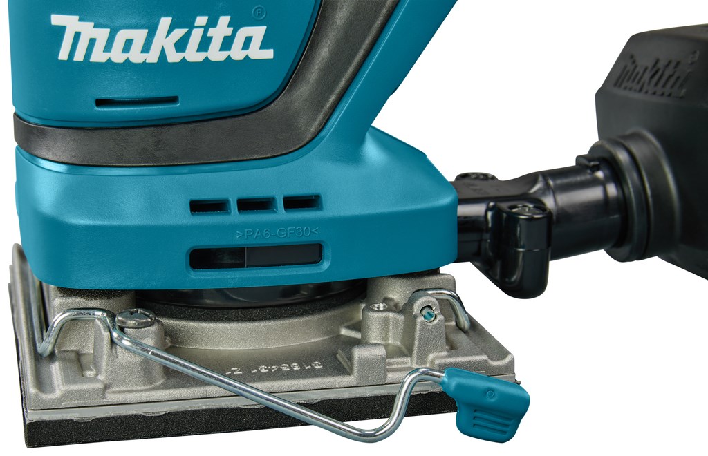 Makita DBO484Z przenośna szlifierka Losowa szlifierka oscylacyjna 14000 OPM Czarny, Niebieski